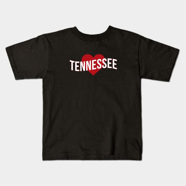 Tennessee Love Kids T-Shirt by Novel_Designs